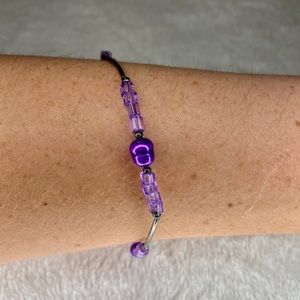 💎BOGO FREE! Purple beaded bracelet!💎🔮😈